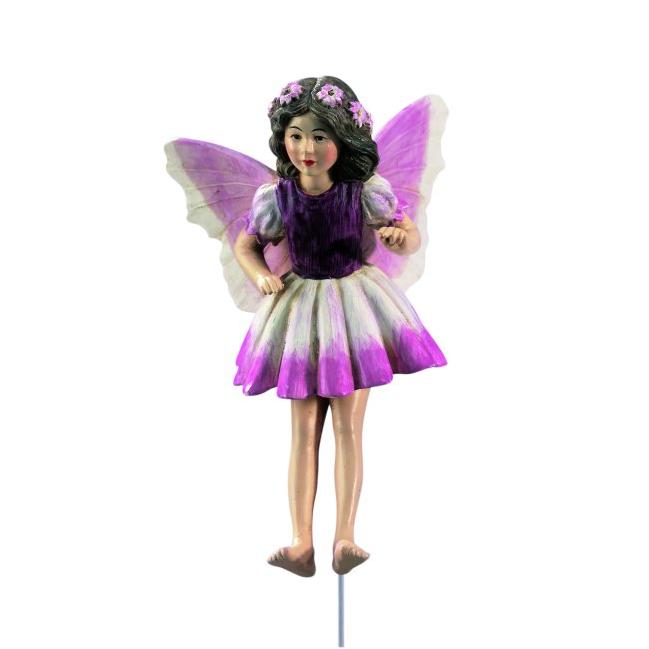 flower fairy fairies sonnenwende lila violett rosa mädchen fee elfe blume cicely mary barker figurine sammlerfigur