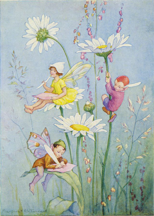 Elfen auf Blumen  Joan in Flowerland (Elfen auf Blumen)  Tarrant, Margaret W.  Postkarte