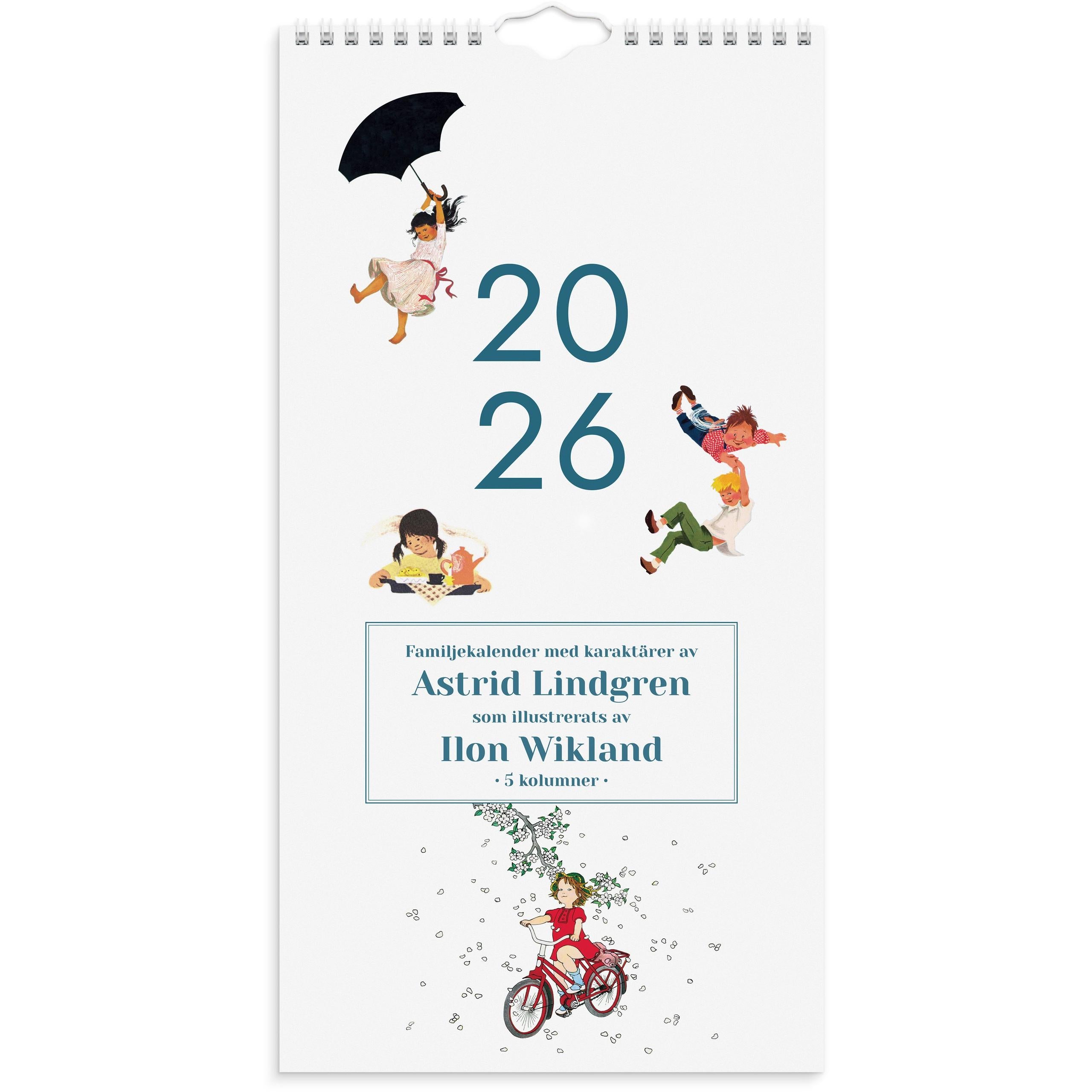 Familienkalender 2026 Astrid Lindgren Märchen
