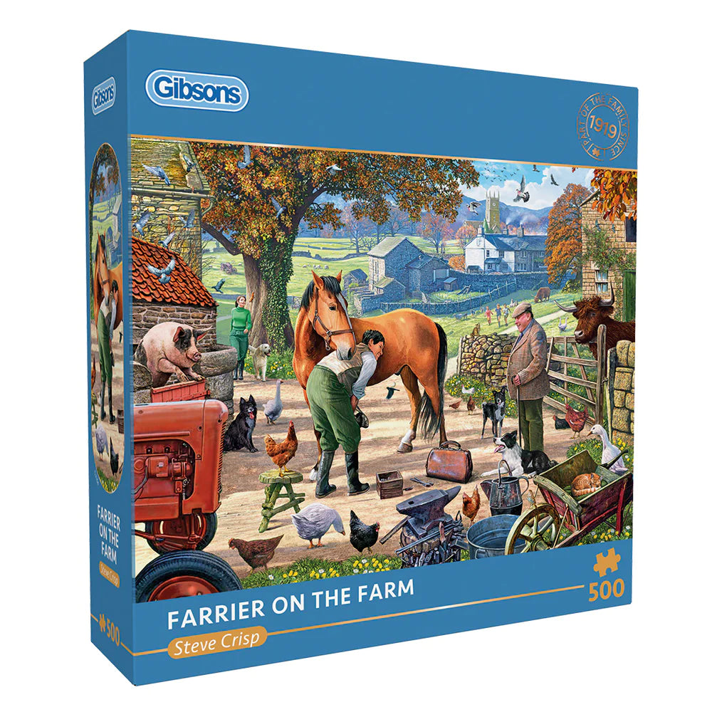 Gibsons Puzzle Port Isaac – 500 Teile, Fertig 48,5x34,5 Cm, Aus Recyceltem Karton | Für Erwachsene, Entspannung, Geschenk