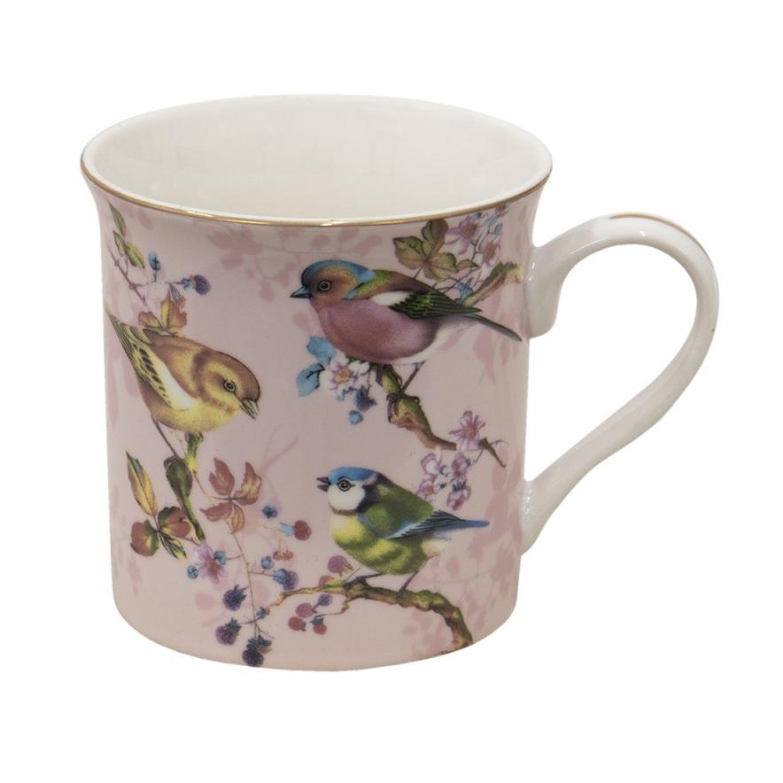 Tasse Porzellan Vintage Vogel – der gute Heinrich
