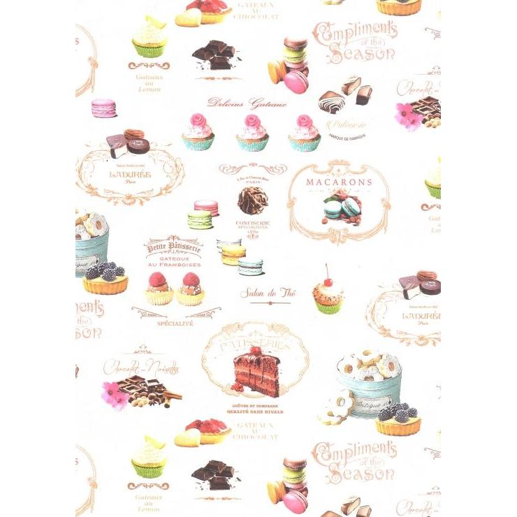 geschenkpapier sweets torten macarons muffin cupcake 