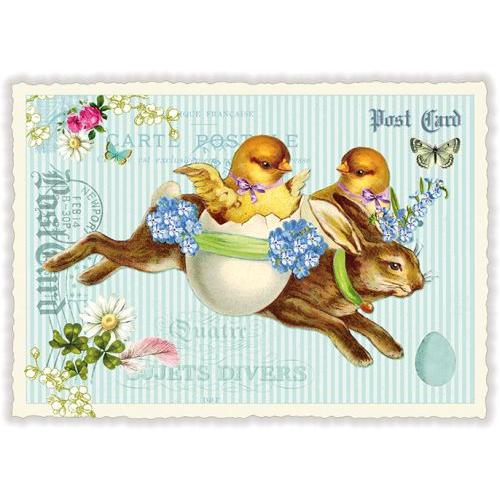 Piccadilly Greetings Osterkarte Offen – Traditionelles Design, 17,8 X 12,7 Cm, Mit Umschlag